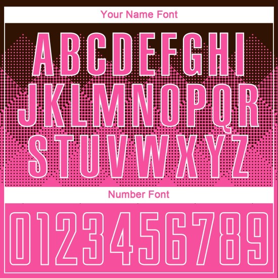 Benutzerdefiniertes braun-rosa-weißes Sublimations-Fußballtrikot