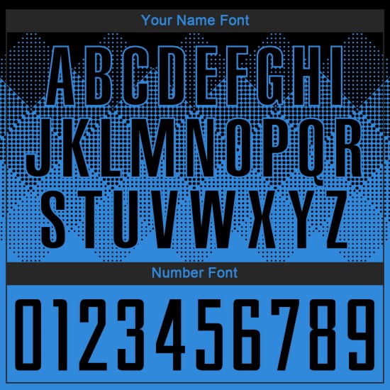 Benutzerdefiniertes puderblau-schwarzes Sublimations-Fußballtrikot