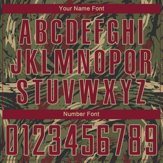 Benutzerdefiniertes olivgrünes Crimson-Vegas-Gold-Sublimations-Salute-to-Service-Fußballtrikot